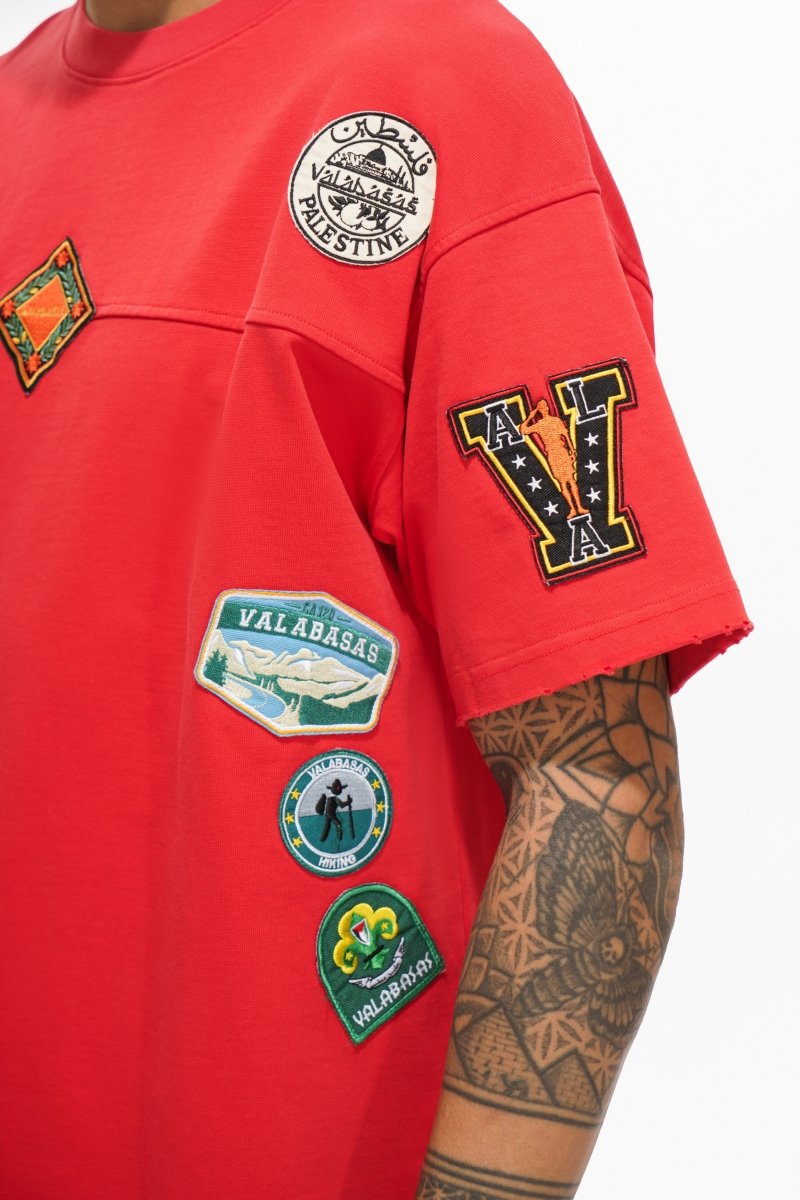 Pioneer Washed Red Tee - Valabasas