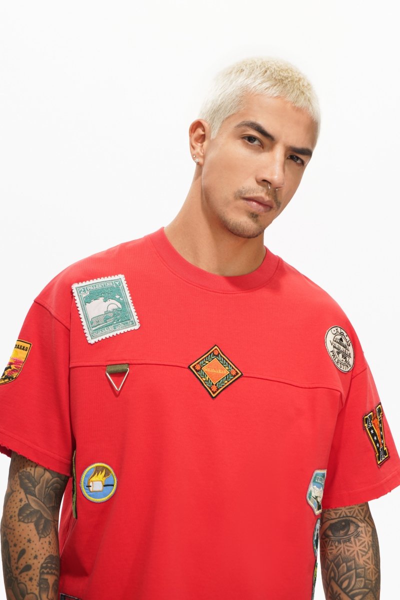 Pioneer Washed Red Tee - Valabasas