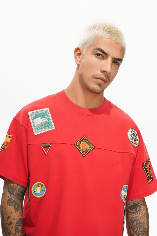 Pioneer Washed Red Tee - Valabasas