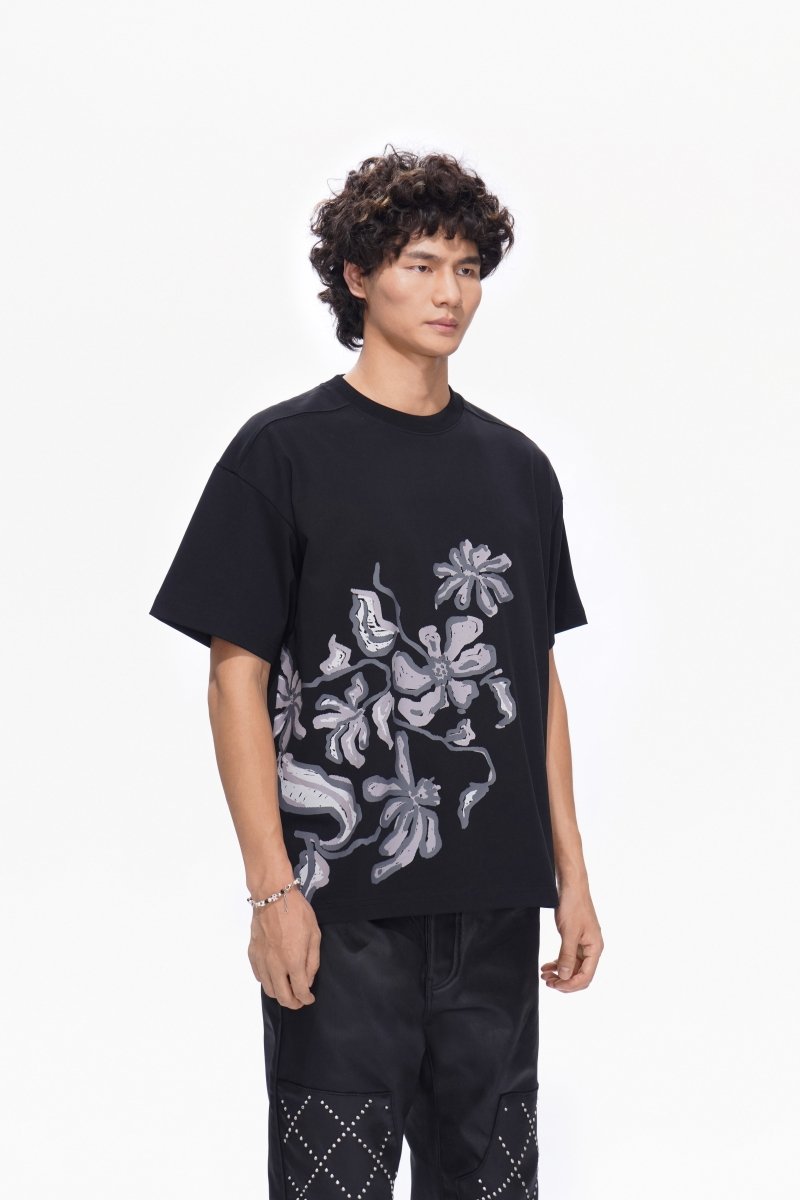 Plucked Tee Black - Valabasas