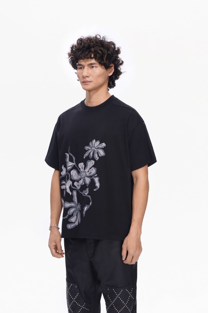 Plucked Tee Black - Valabasas
