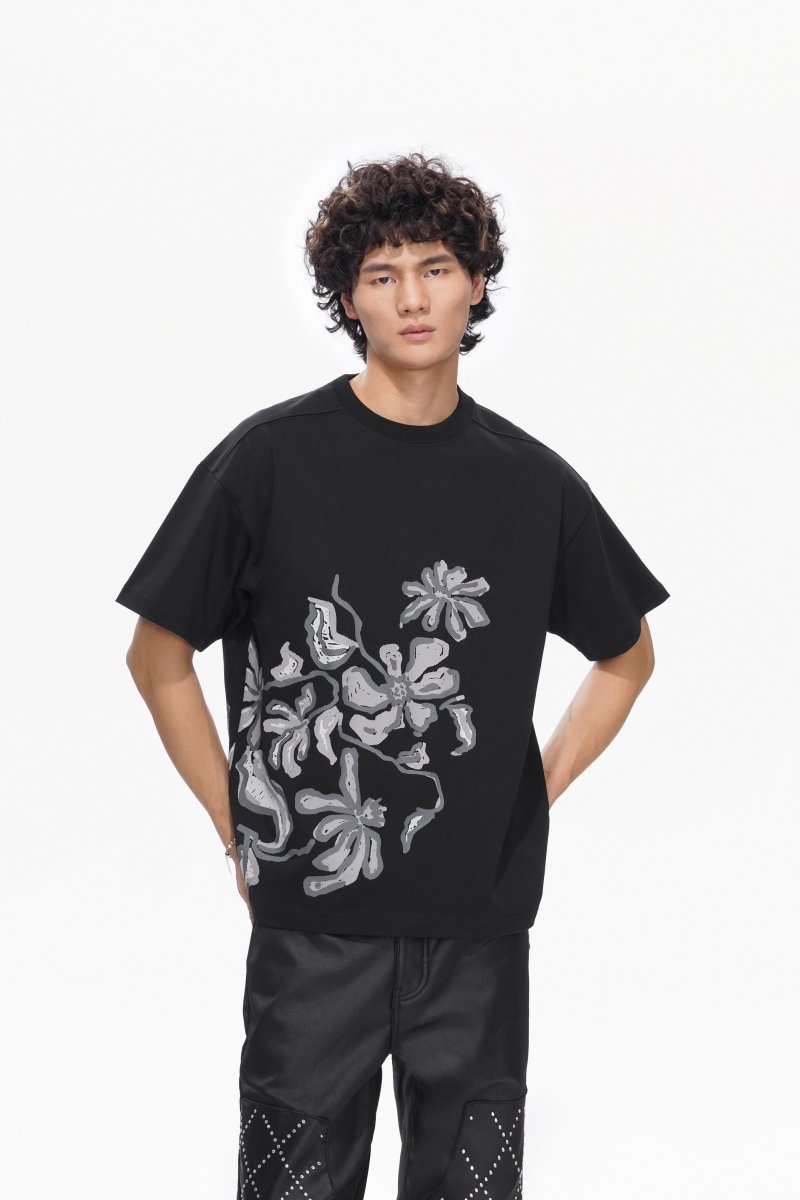 Plucked Tee Black - Valabasas