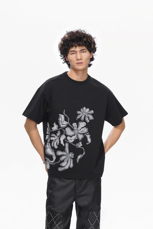 Plucked Tee Black - Valabasas