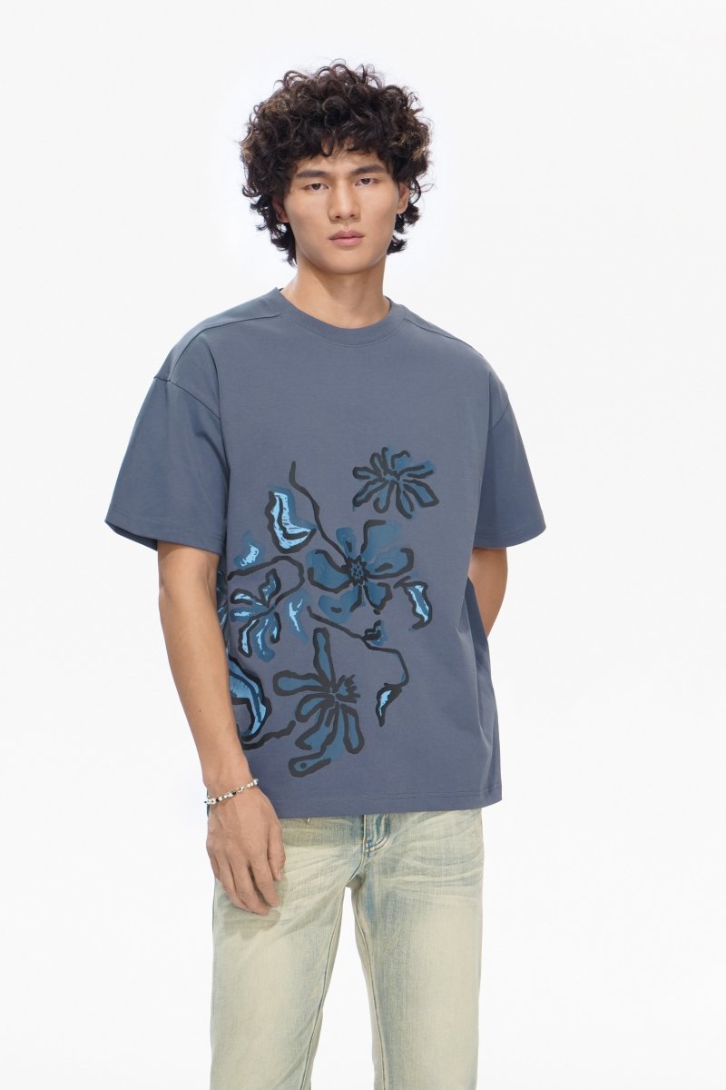 Plucked Tee Blue - Valabasas