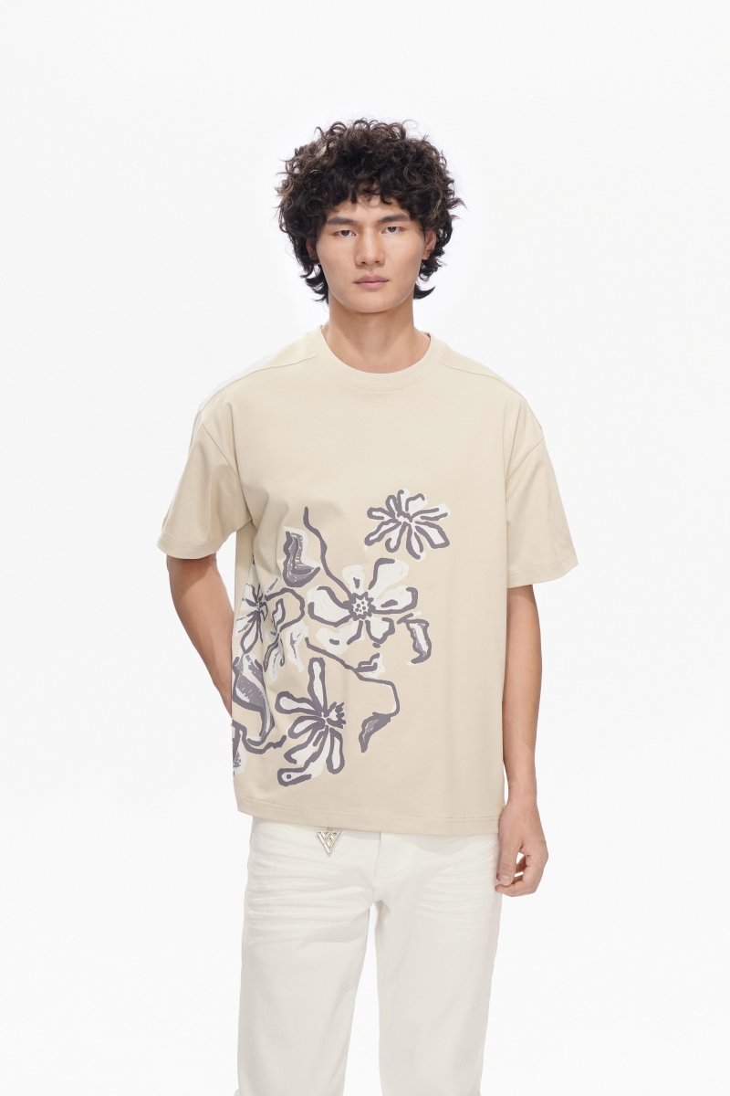 Plucked Tee Cloud Cream - Valabasas