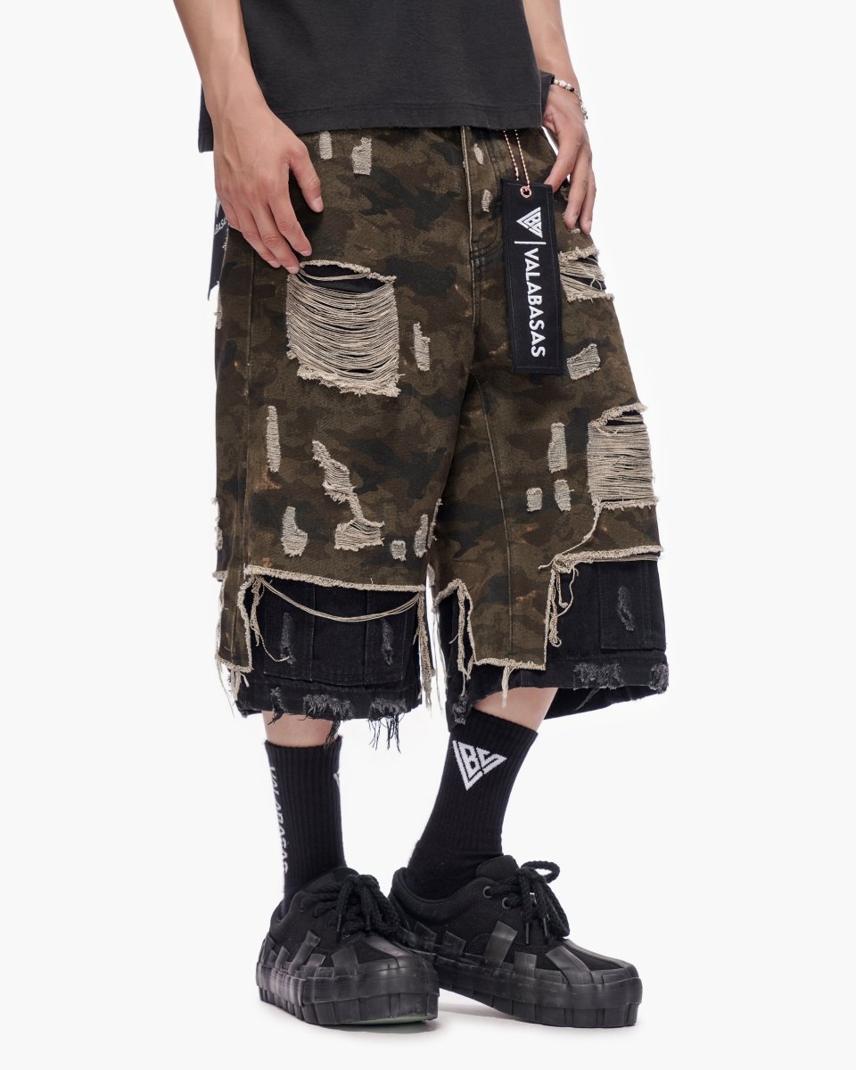 Plunder Jorts — Dark Green Camo | VALABASAS – Valabasas