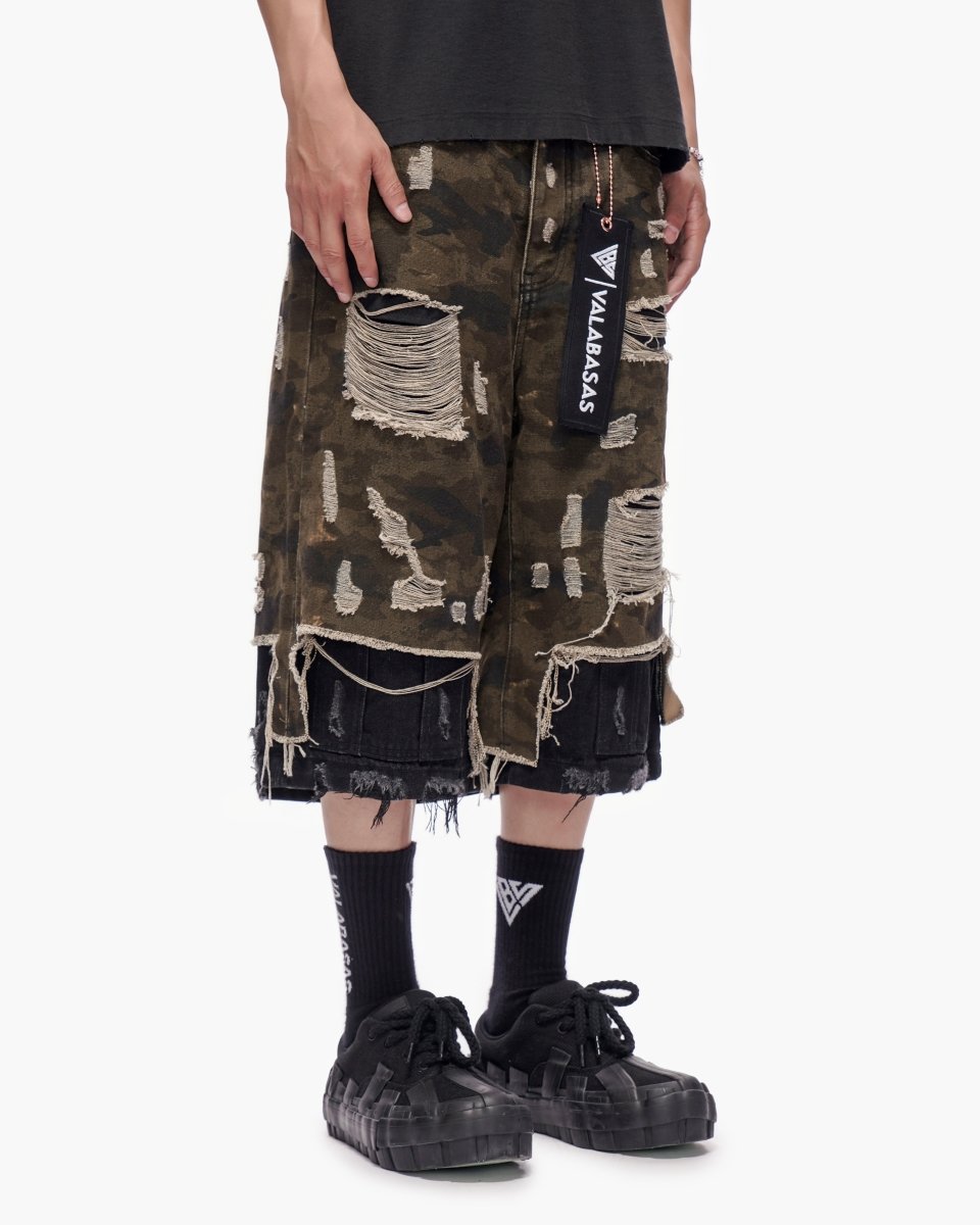 Plunder Jorts — Dark Green Camo | VALABASAS – Valabasas
