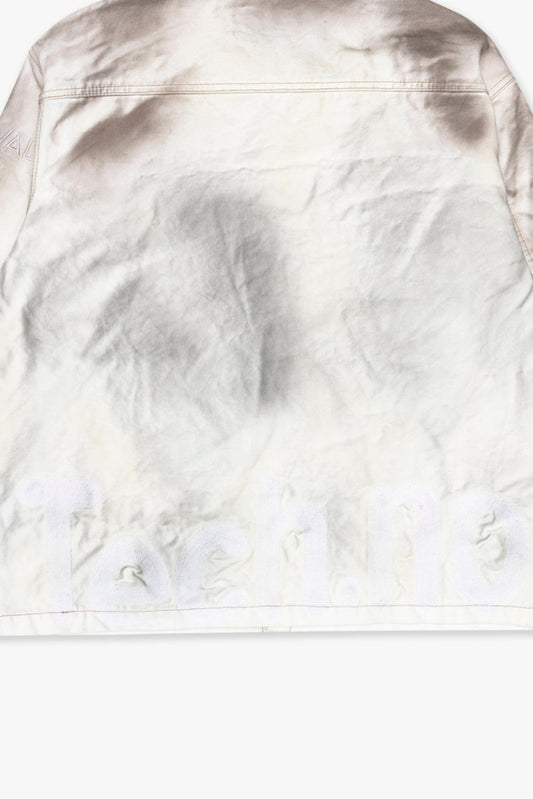 "POKTEK" BUTTON DOWN DIRTY WHITE - Valabasas