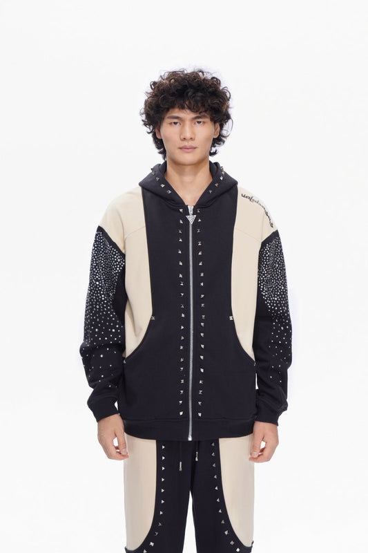 Poncho Fleece Jacket Black - Valabasas