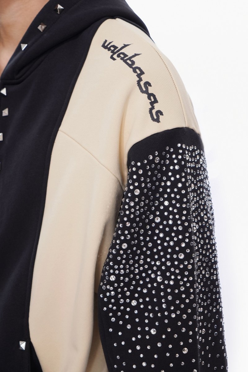 Poncho Fleece Jacket Black - Valabasas