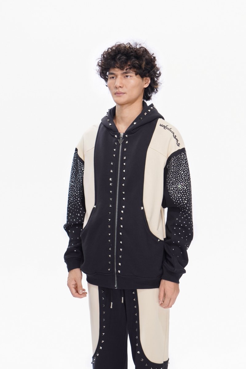 Poncho Fleece Jacket Black - Valabasas