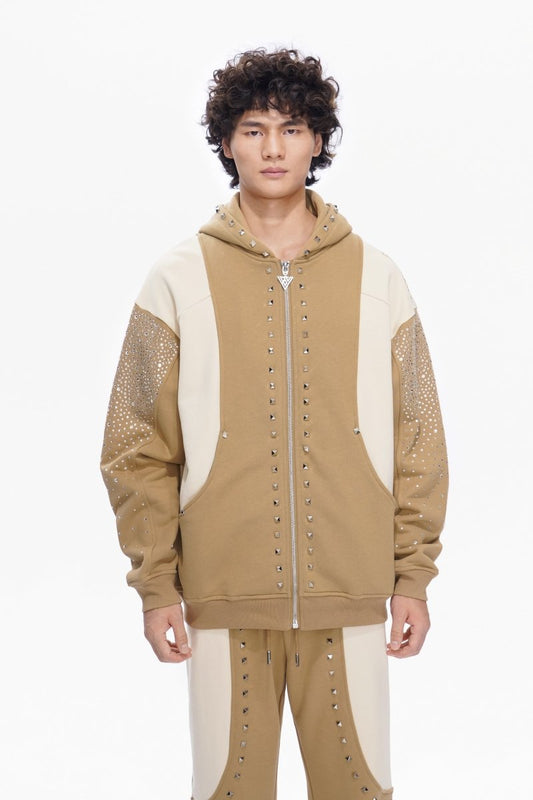 Poncho Fleece Jacket Khaki - Valabasas
