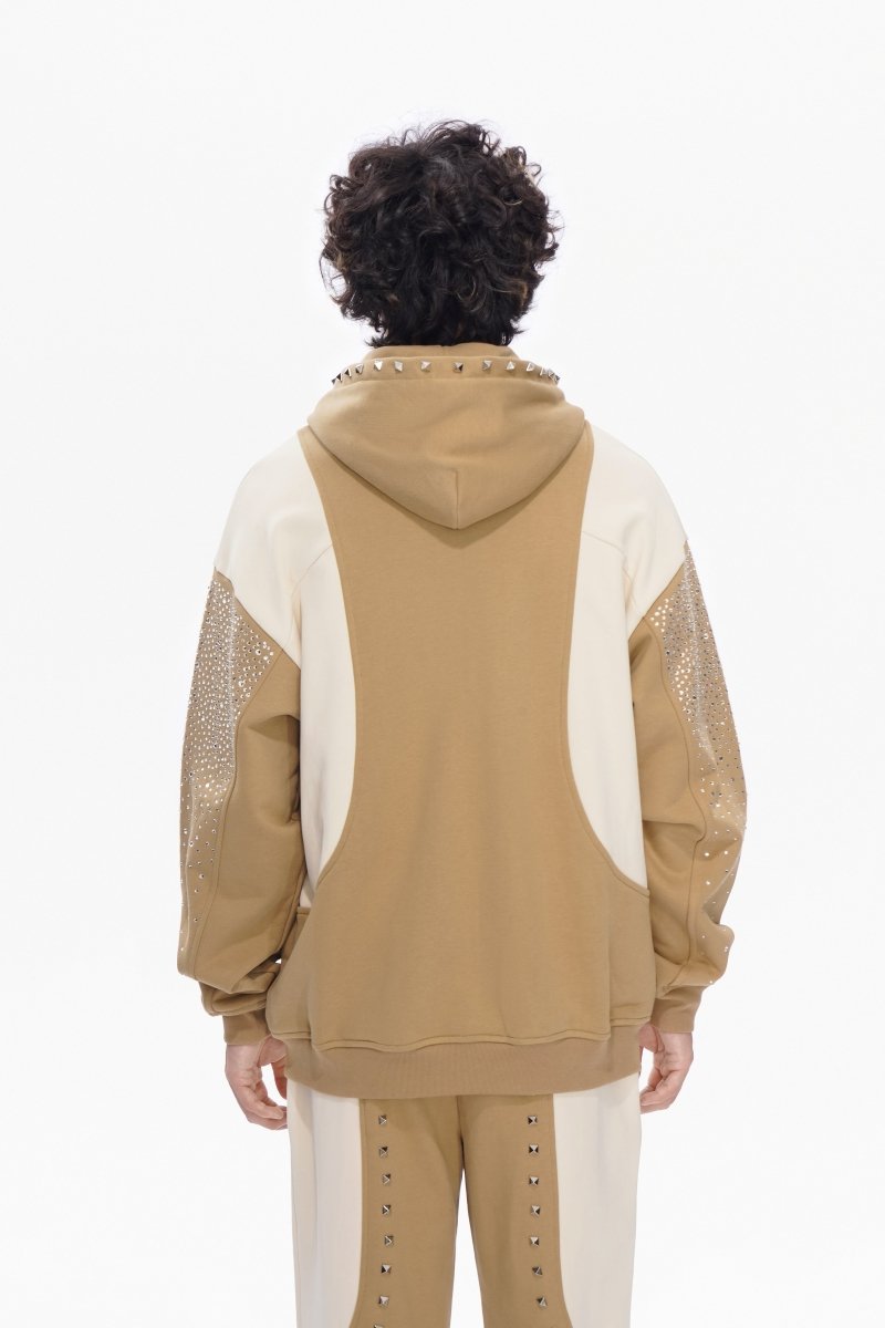 Poncho Fleece Jacket Khaki - Valabasas