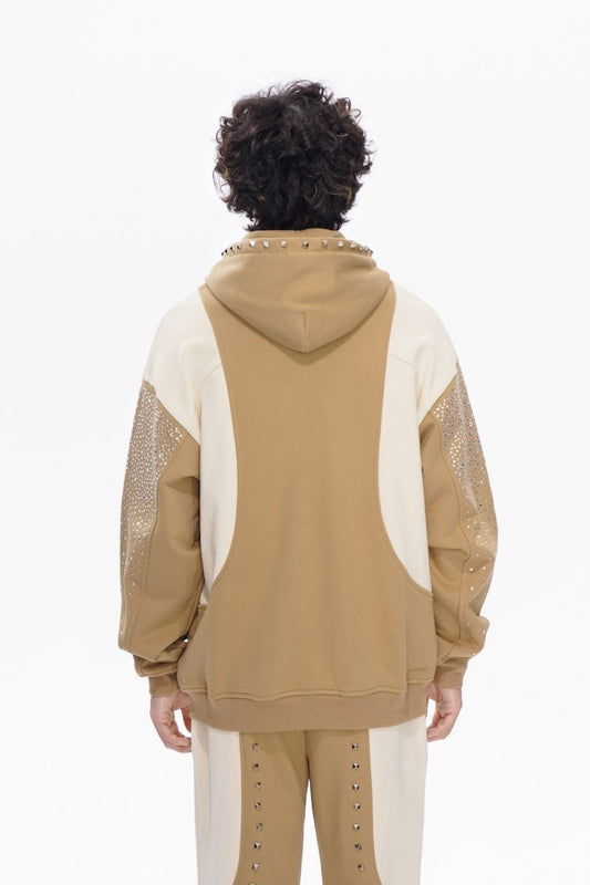 Poncho Fleece Jacket Khaki - Valabasas