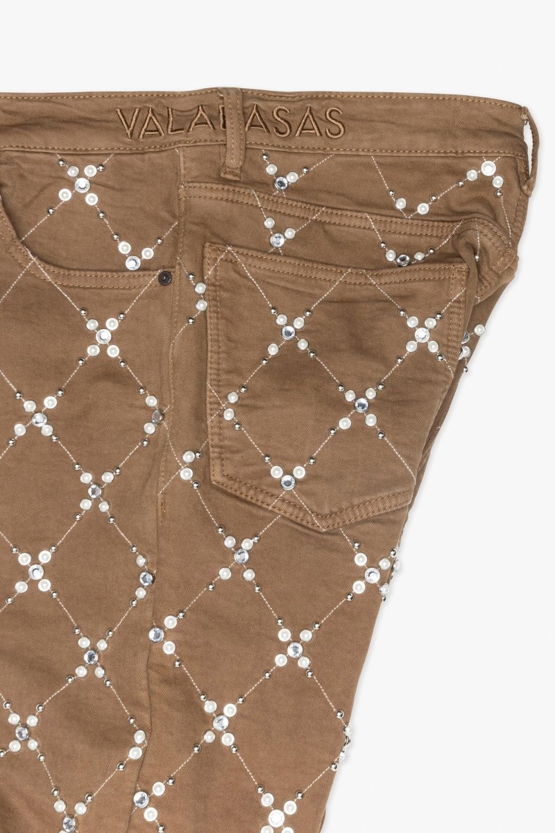 Pop Stacked Jean Brown - Valabasas