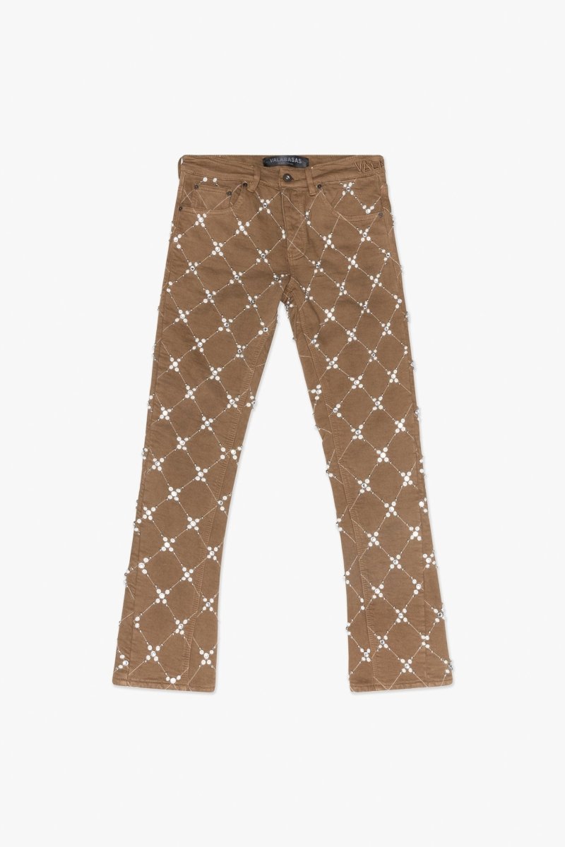 Pop Stacked Jean Brown - Valabasas