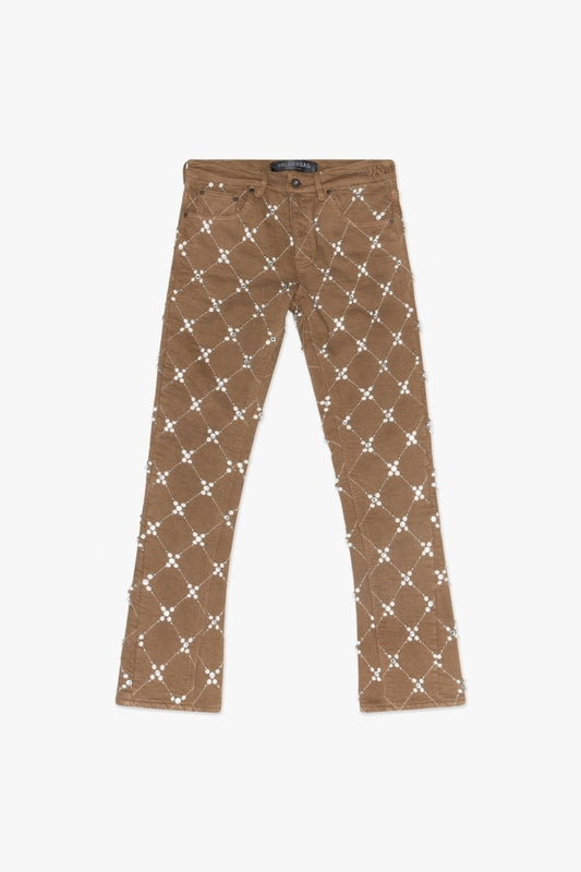 Pop Stacked Jean Brown - Valabasas