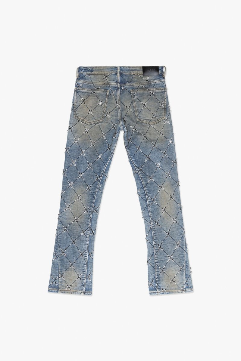 Pop Stacked Jean Dark Vintage Blue - Valabasas