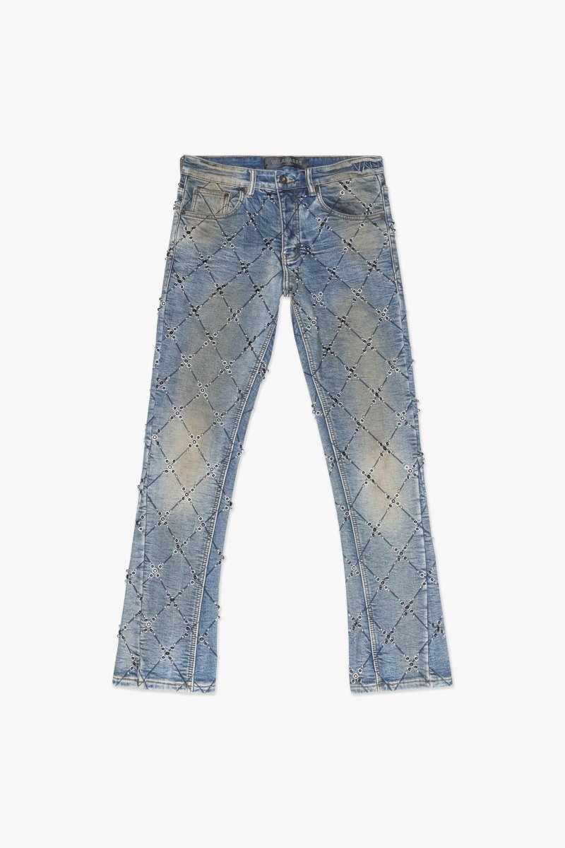 Pop Stacked Jean Dark Vintage Blue - Valabasas