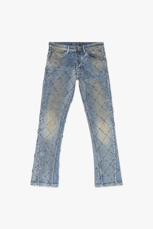 Pop Stacked Jean Dark Vintage Blue - Valabasas