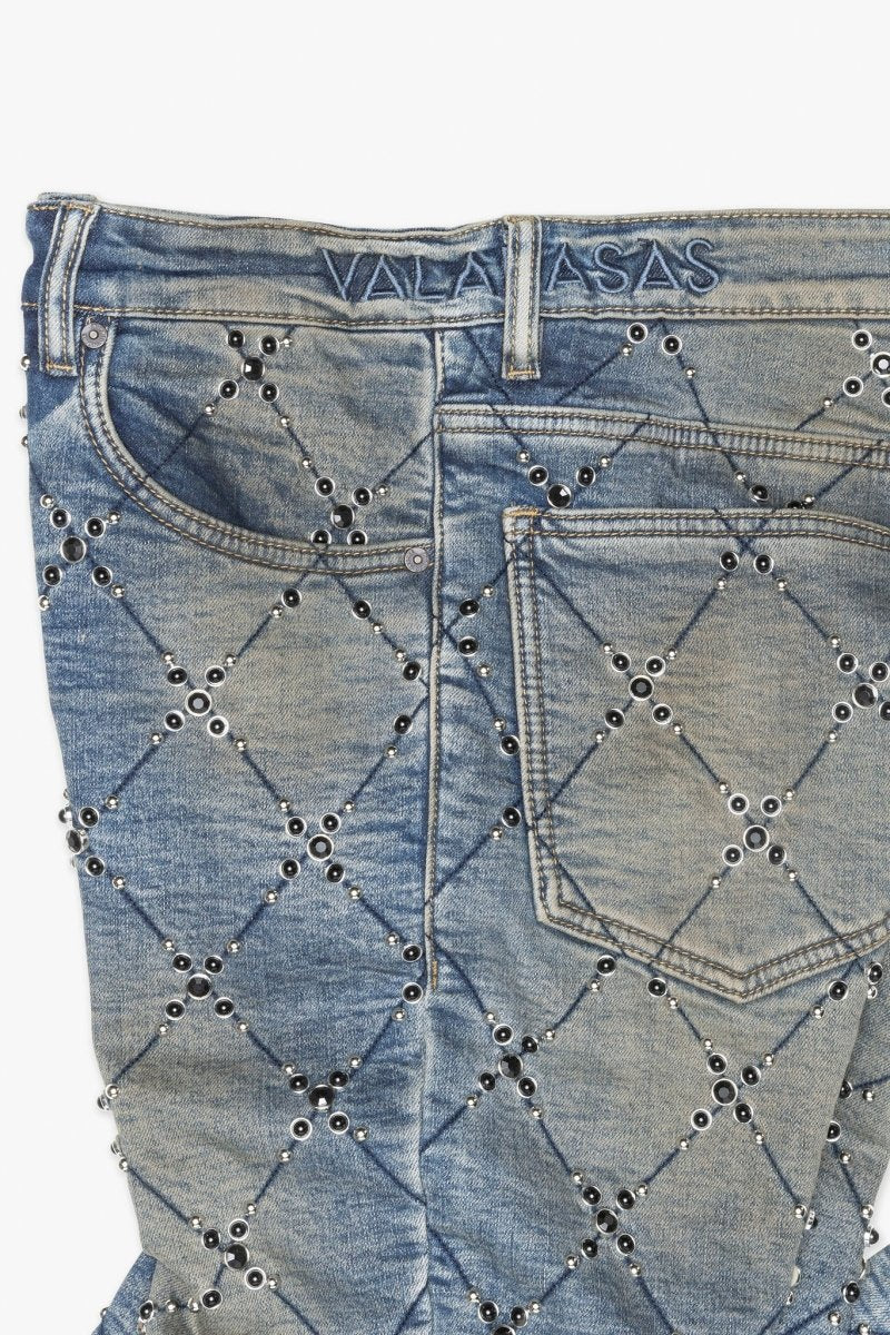 Pop Stacked Jean Dark Vintage Blue - Valabasas