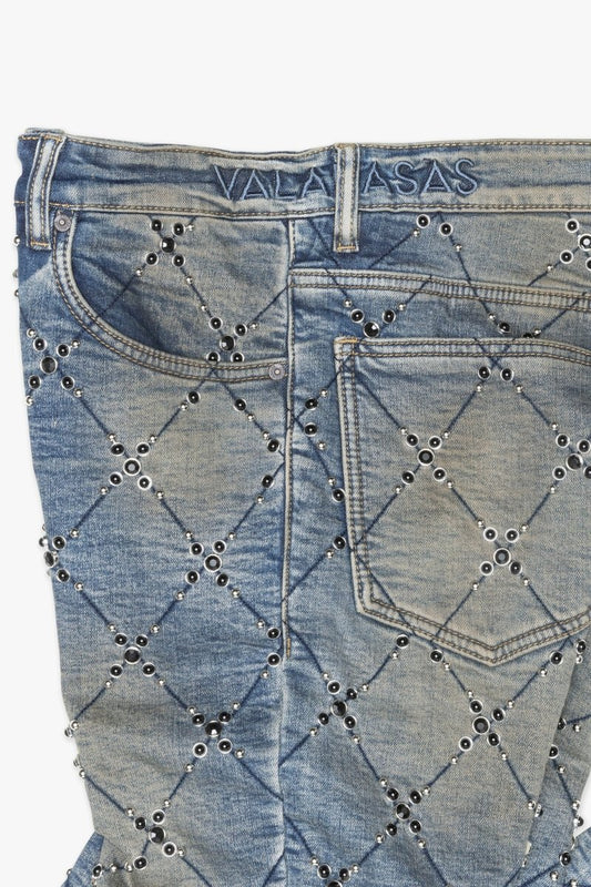 Pop Stacked Jean Dark Vintage Blue - Valabasas