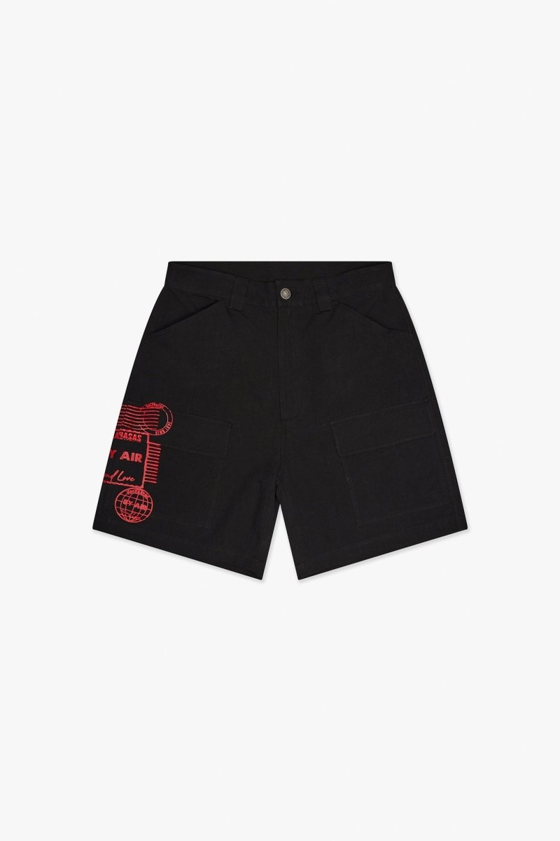Postal Shorts Black - Valabasas
