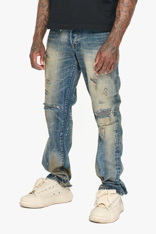 Pox Straight Dirty Vintage Wash Jeans - Valabasas