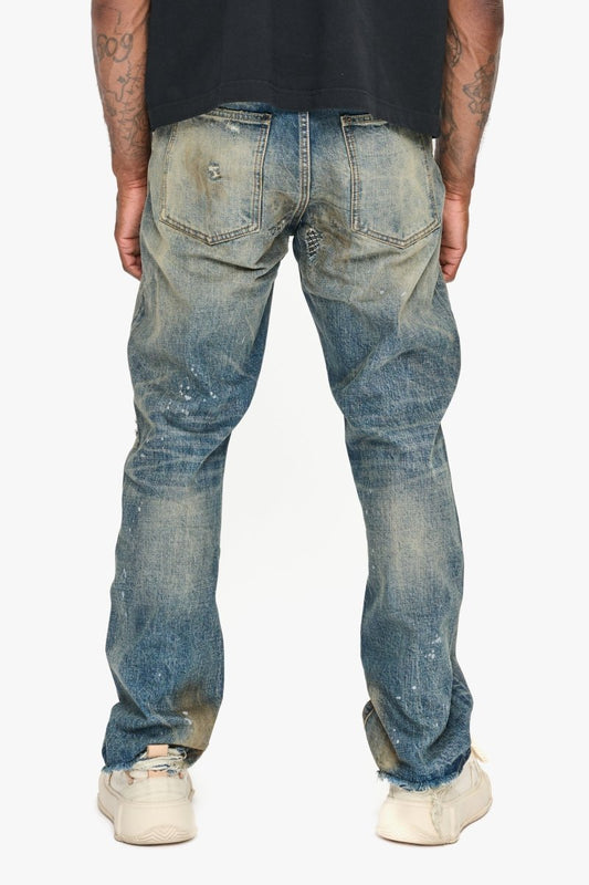 Pox Straight Dirty Vintage Wash Jeans - Valabasas