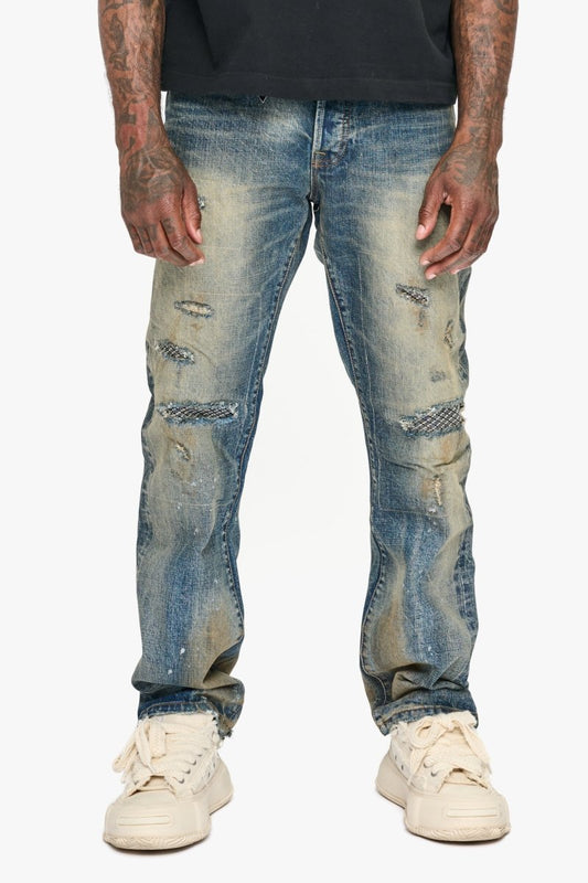 Pox Straight Dirty Vintage Wash Jeans - Valabasas