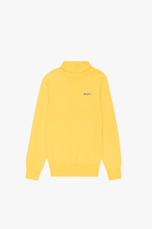 "PRESTANZA" TURTLE NECK AUTUMN LEAF YELLOW - Valabasas