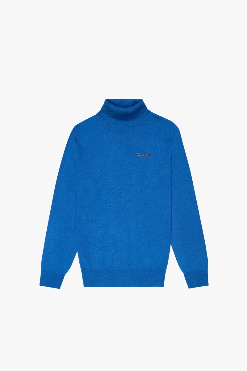 "PRESTANZA" TURTLE NECK BLUE - Valabasas
