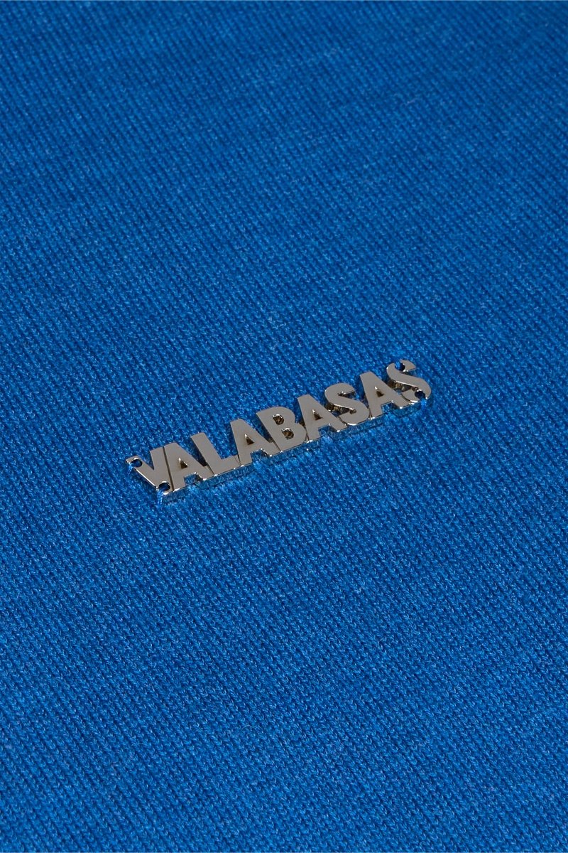 "PRESTANZA" TURTLE NECK BLUE - Valabasas