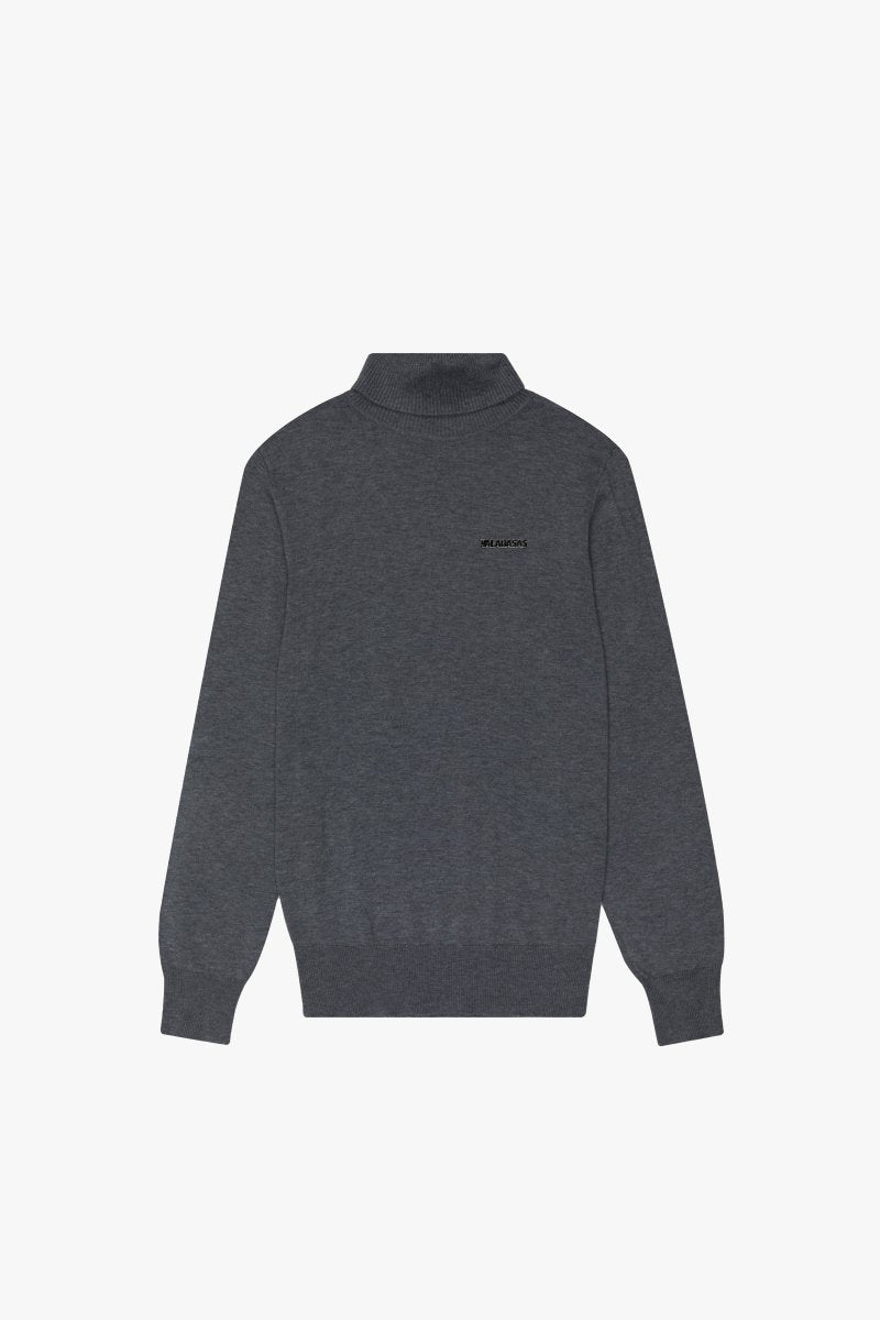 "PRESTANZA" TURTLE NECK CARBON GREY - Valabasas