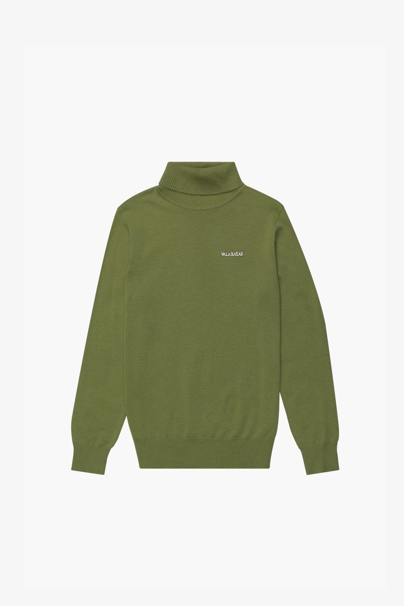 "PRESTANZA" TURTLE NECK GRASS GREEN - Valabasas