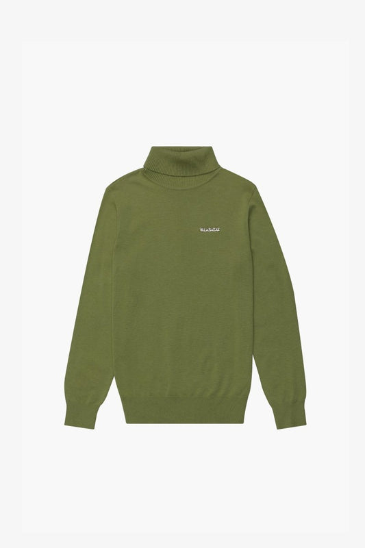 "PRESTANZA" TURTLE NECK GRASS GREEN - Valabasas