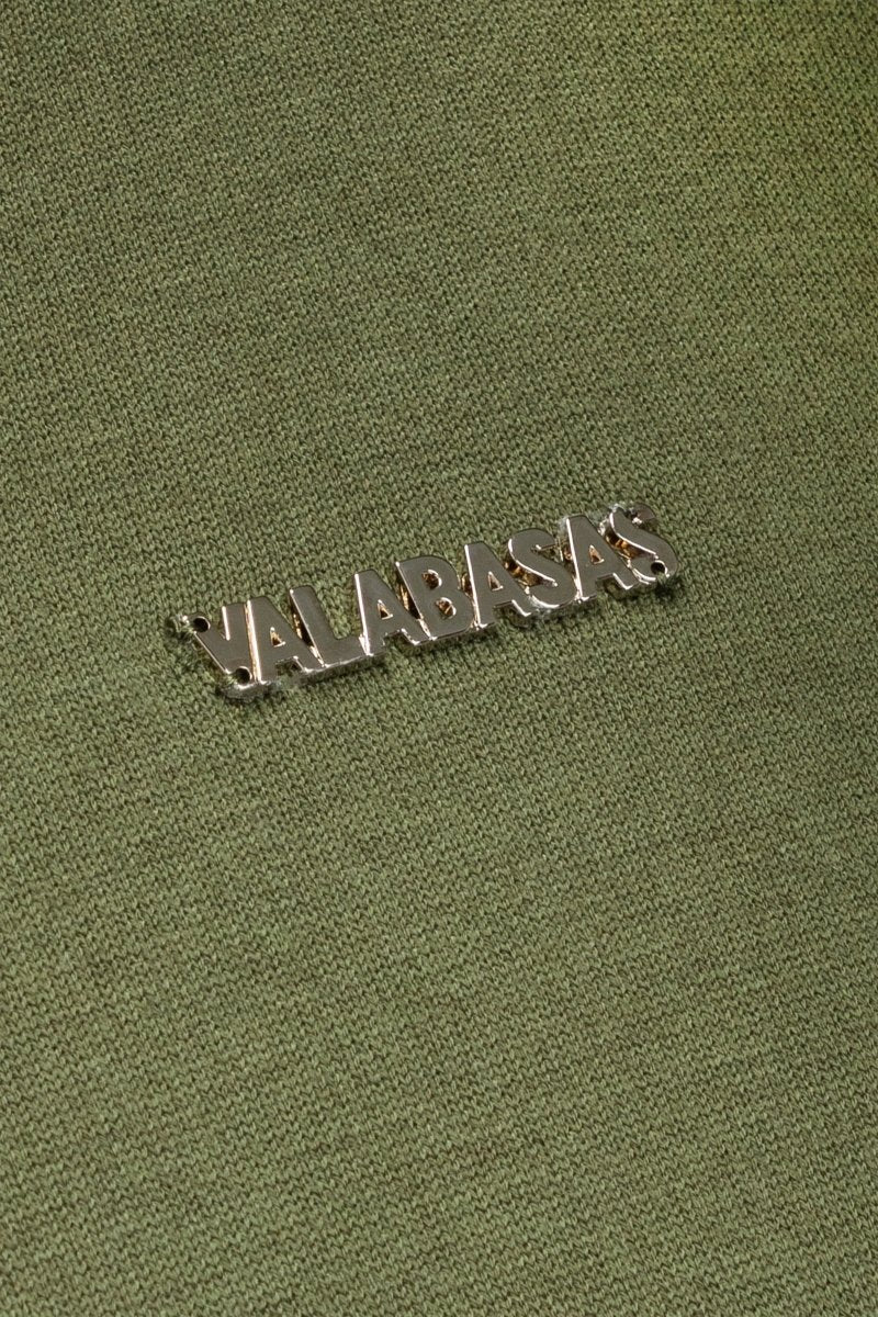 "PRESTANZA" TURTLE NECK GRASS GREEN - Valabasas
