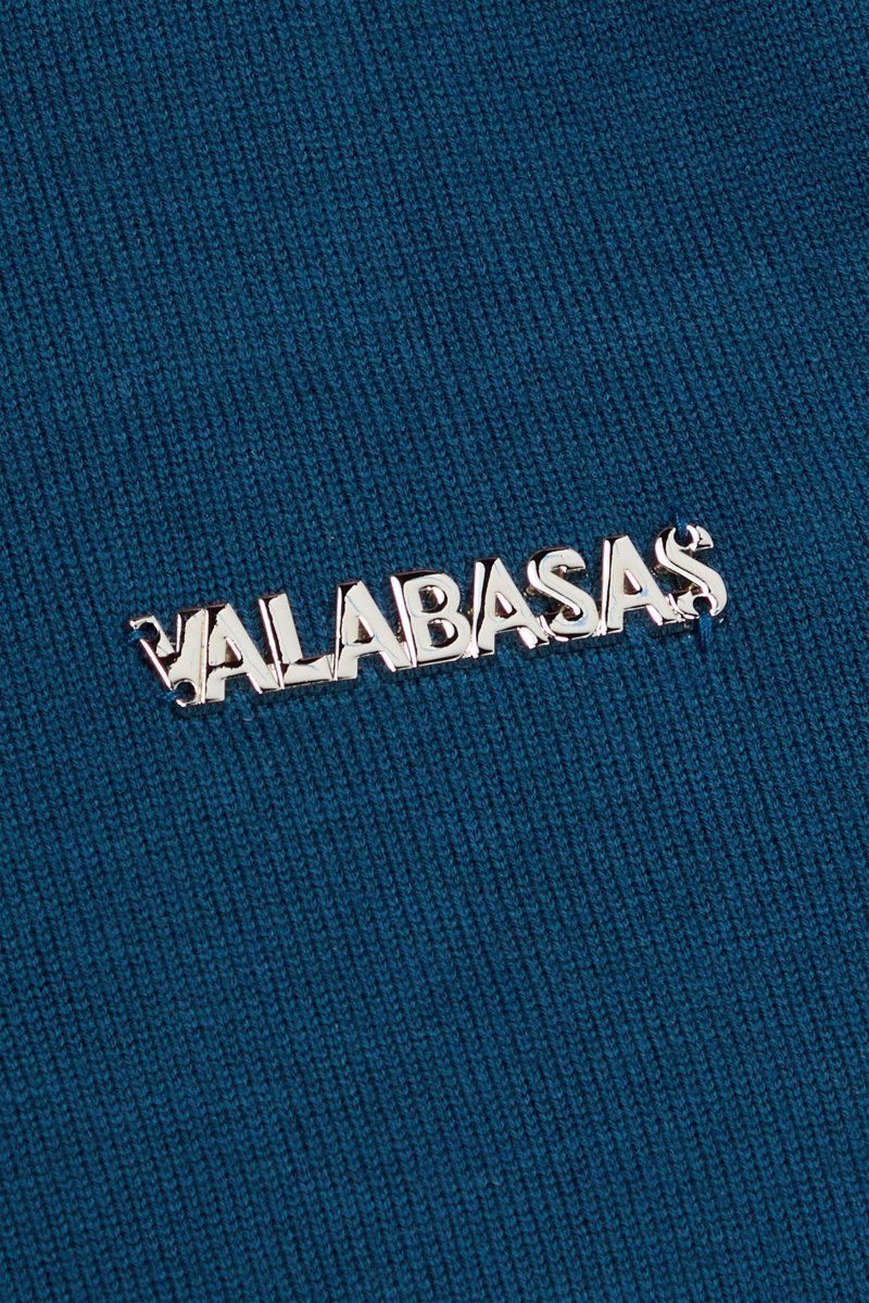 "PRESTANZA" TURTLE NECK INDIGO - Valabasas