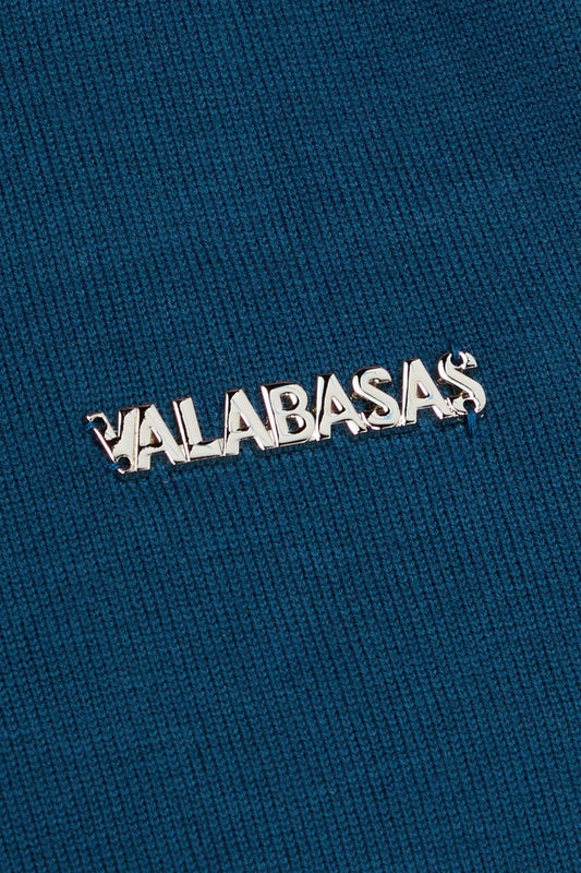 "PRESTANZA" TURTLE NECK INDIGO - Valabasas