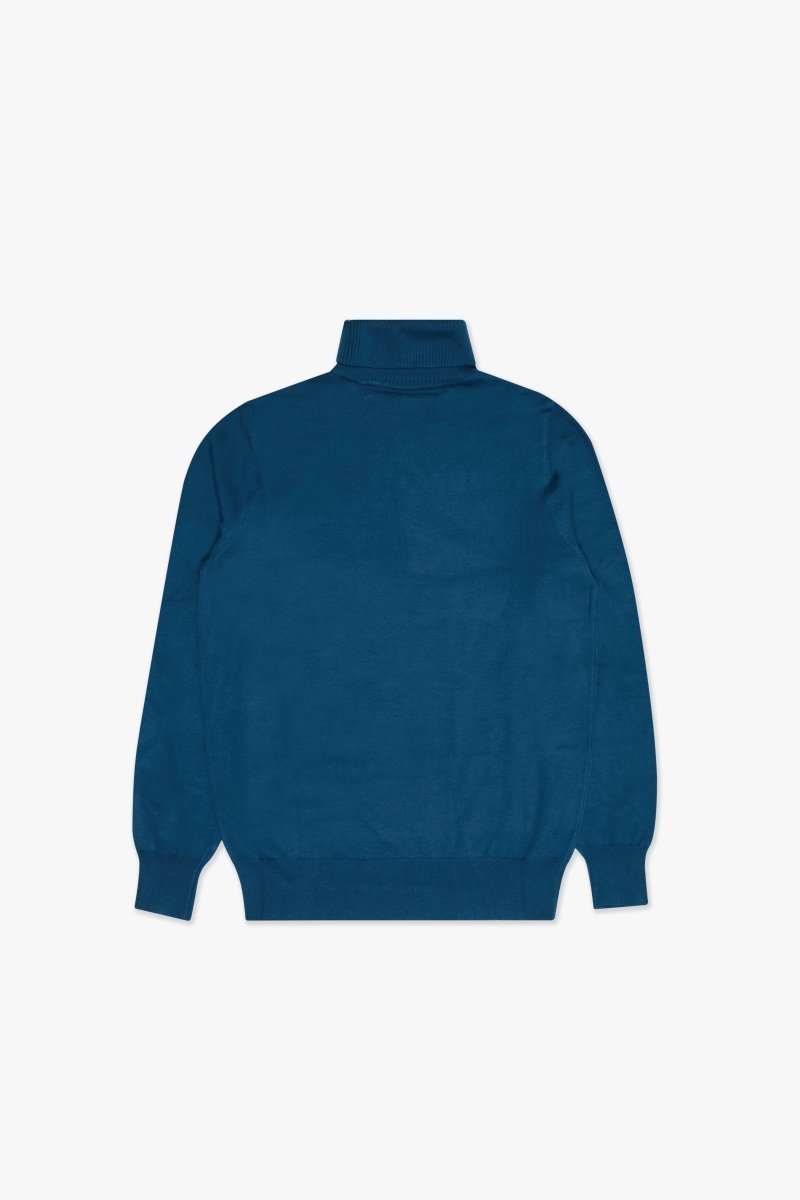 "PRESTANZA" TURTLE NECK INDIGO - Valabasas