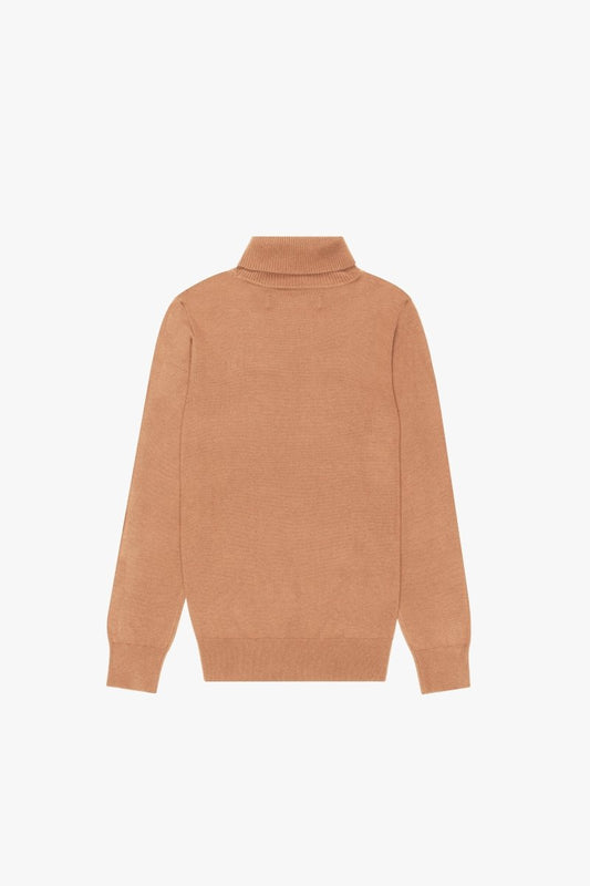 "PRESTANZA" TURTLE NECK KHAKI - Valabasas