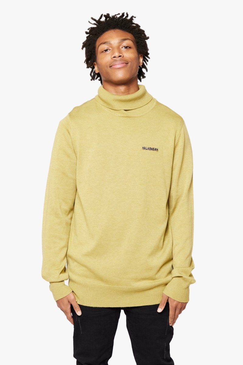 "PRESTANZA" TURTLE NECK OLIVE - Valabasas