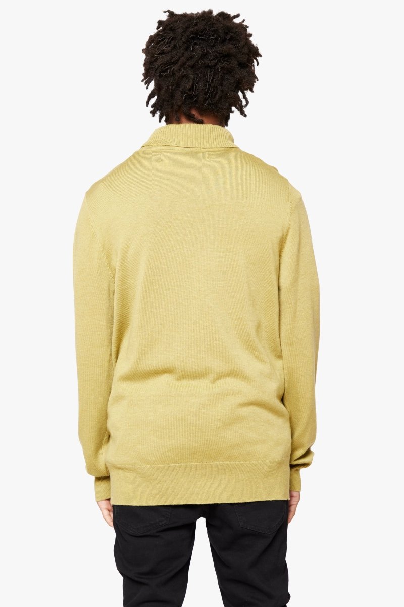 "PRESTANZA" TURTLE NECK OLIVE - Valabasas