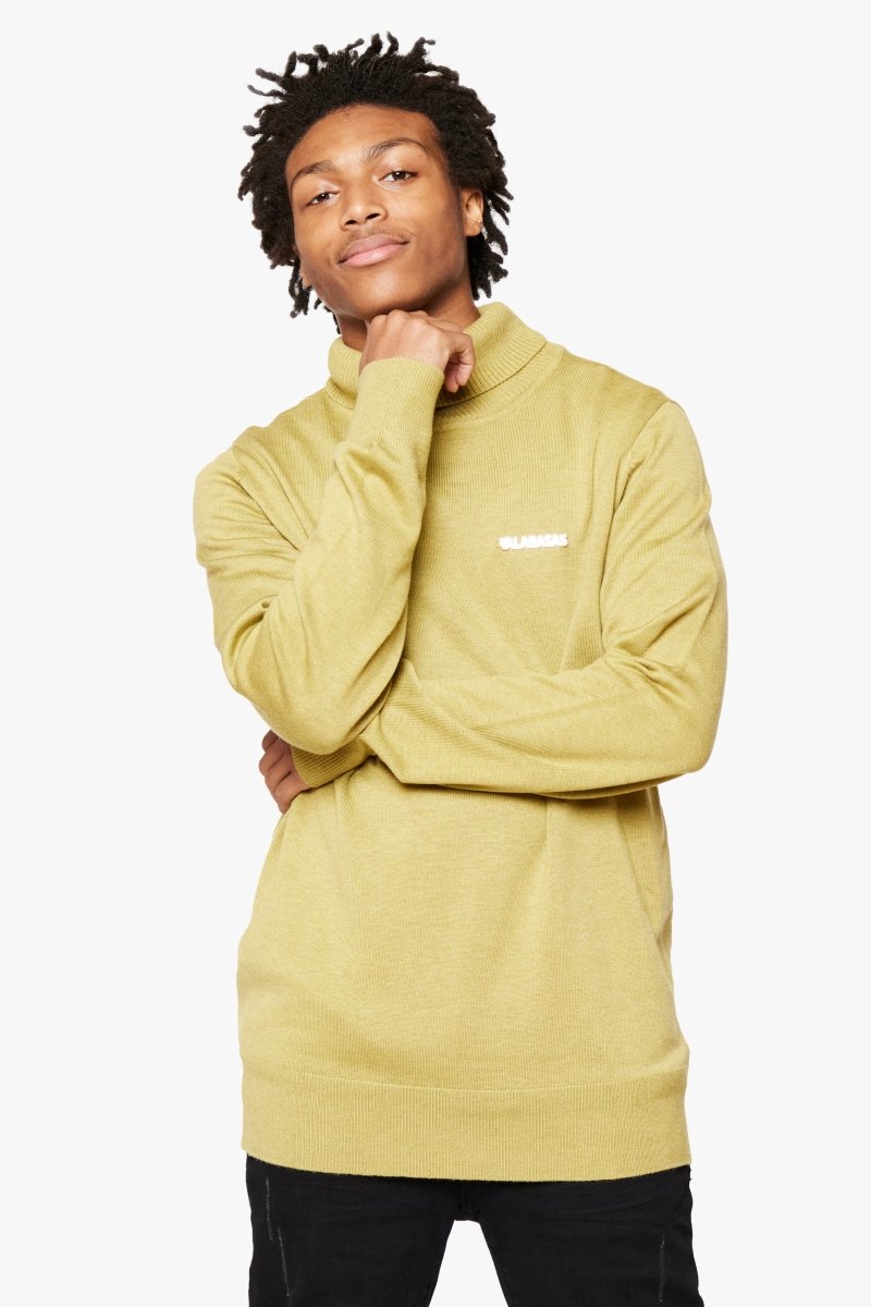 "PRESTANZA" TURTLE NECK OLIVE - Valabasas