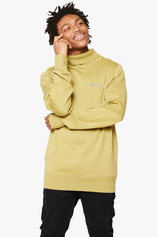 "PRESTANZA" TURTLE NECK OLIVE - Valabasas