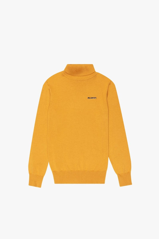 "PRESTANZA" TURTLE NECK PUMPKIN YELLOW - Valabasas