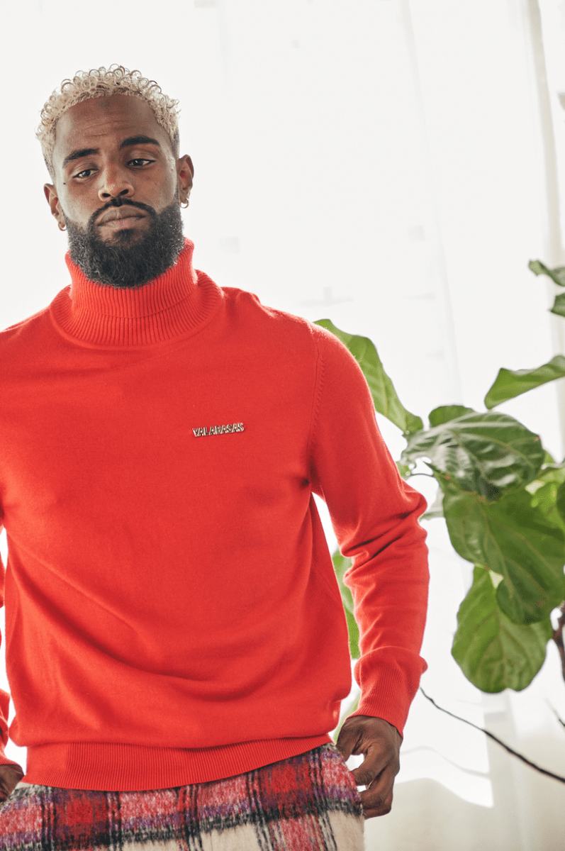 "PRESTANZA" TURTLE NECK RED - Valabasas