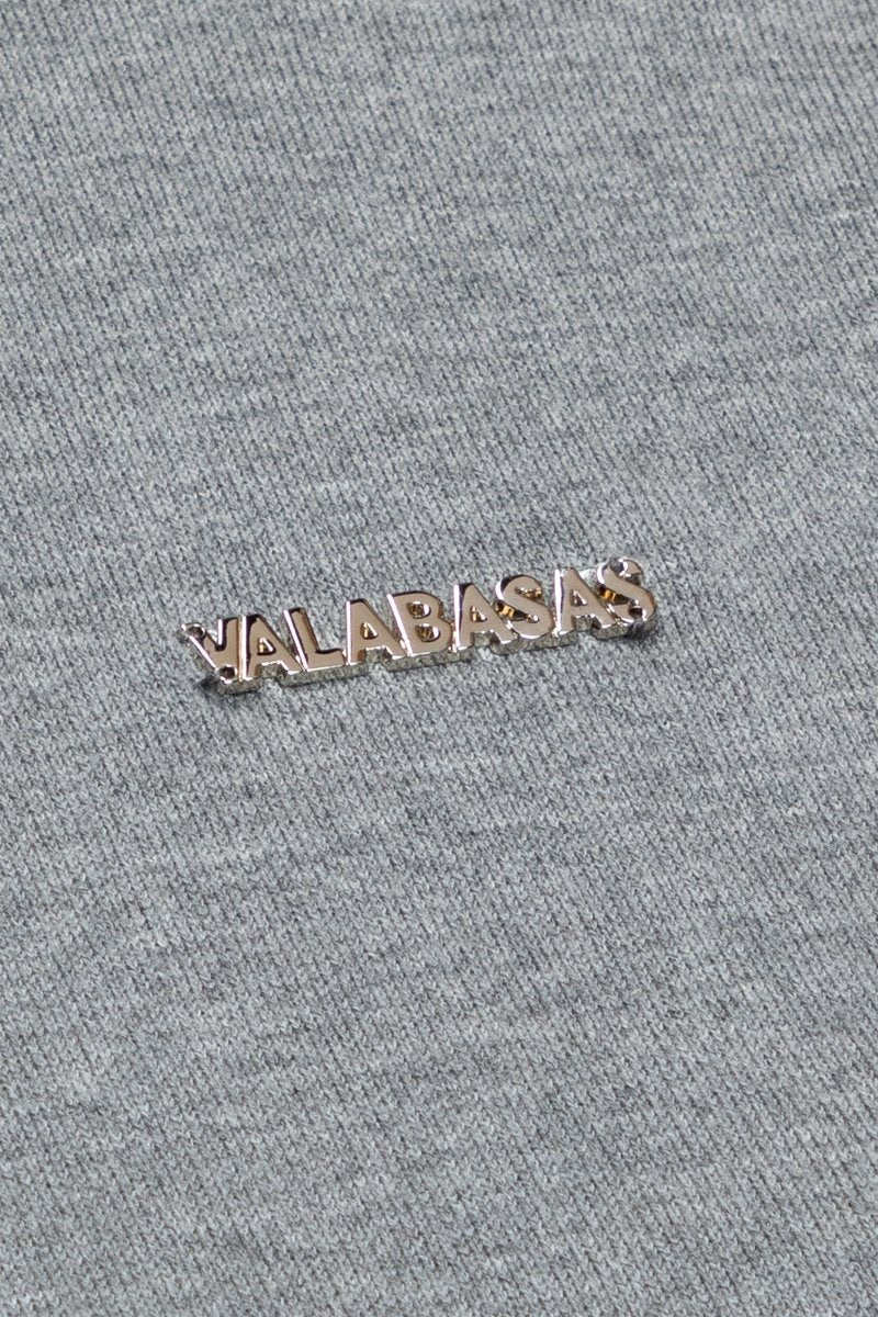 "PRESTANZA" TURTLE NECK SILVER GREY - Valabasas