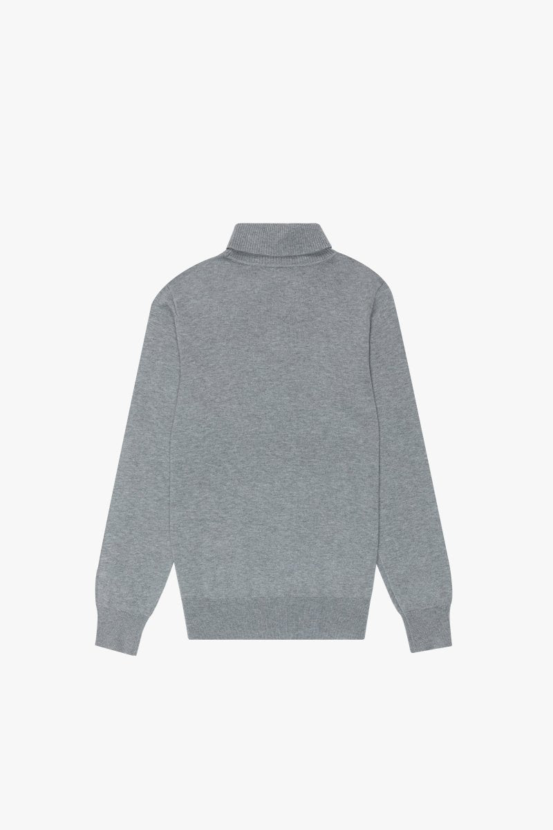 "PRESTANZA" TURTLE NECK SILVER GREY - Valabasas