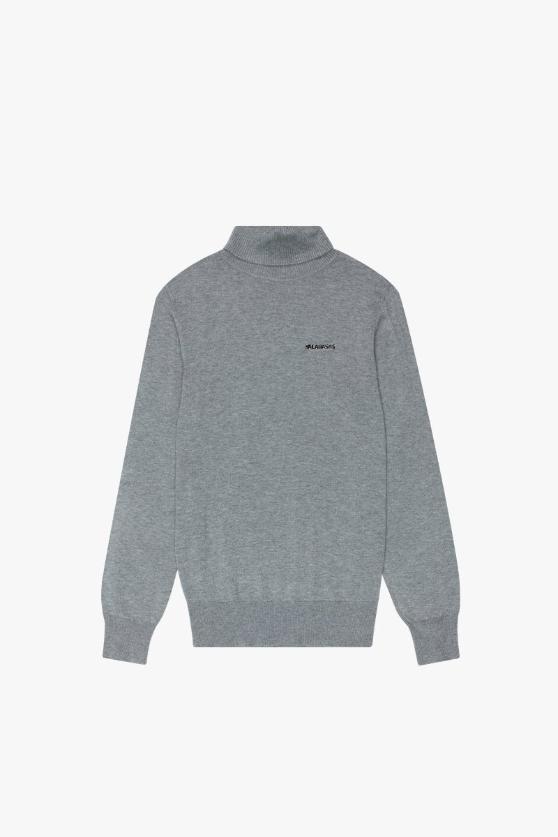 "PRESTANZA" TURTLE NECK SILVER GREY - Valabasas